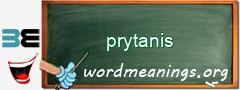 WordMeaning blackboard for prytanis